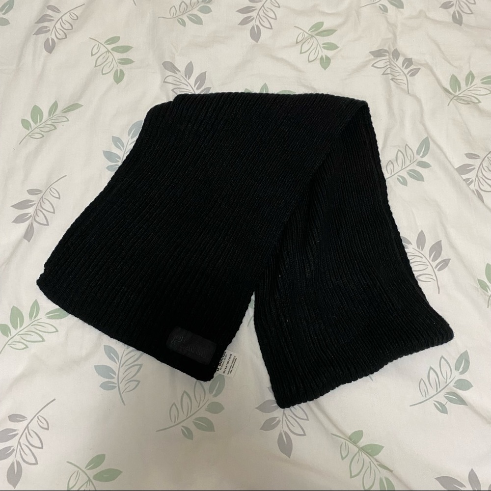 NWOT PINK - Rib Black Scarf - Picture 7 of 7